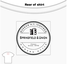 Ladies' Scoopneck Hand Drawn Bank T-Shirt