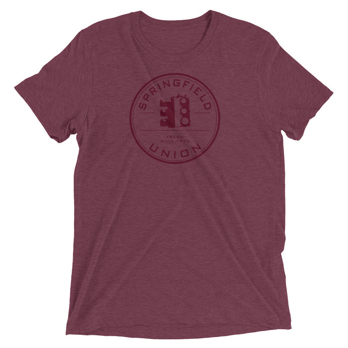 Hustler Edition Down Low Logo Tee in Ron Burgundy