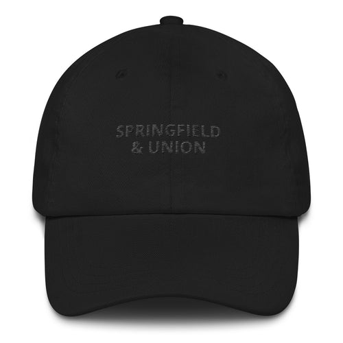 Springfield & Union Black on Black Dad Hat