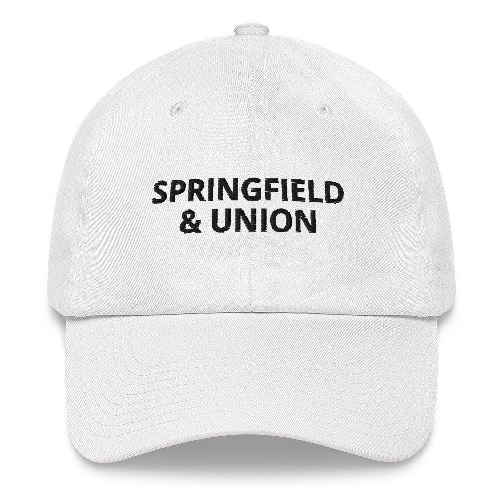 Springfield & Union Black on White Dad Hat